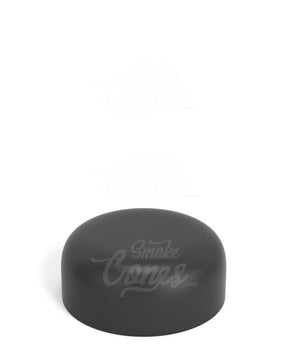 53mm Dome Push and Turn Child Resistant Plastic Caps With Foam Liner - Matte Black - 120/Box