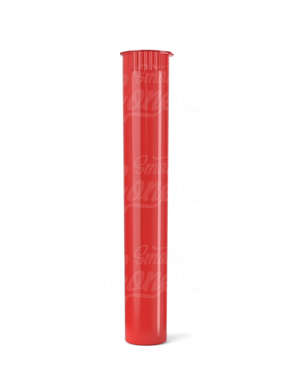 116mm Child Resistant King Size Biodegradable Pop Top Opaque Red Plastic Open Cone PCR Pre - Roll Tubes 1000/Box - 3