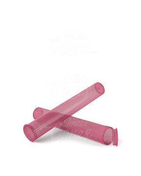 116mm Pink Translucent Child Resistant Pop Top Pre - Roll PCR Tubes 1000/Box - 8