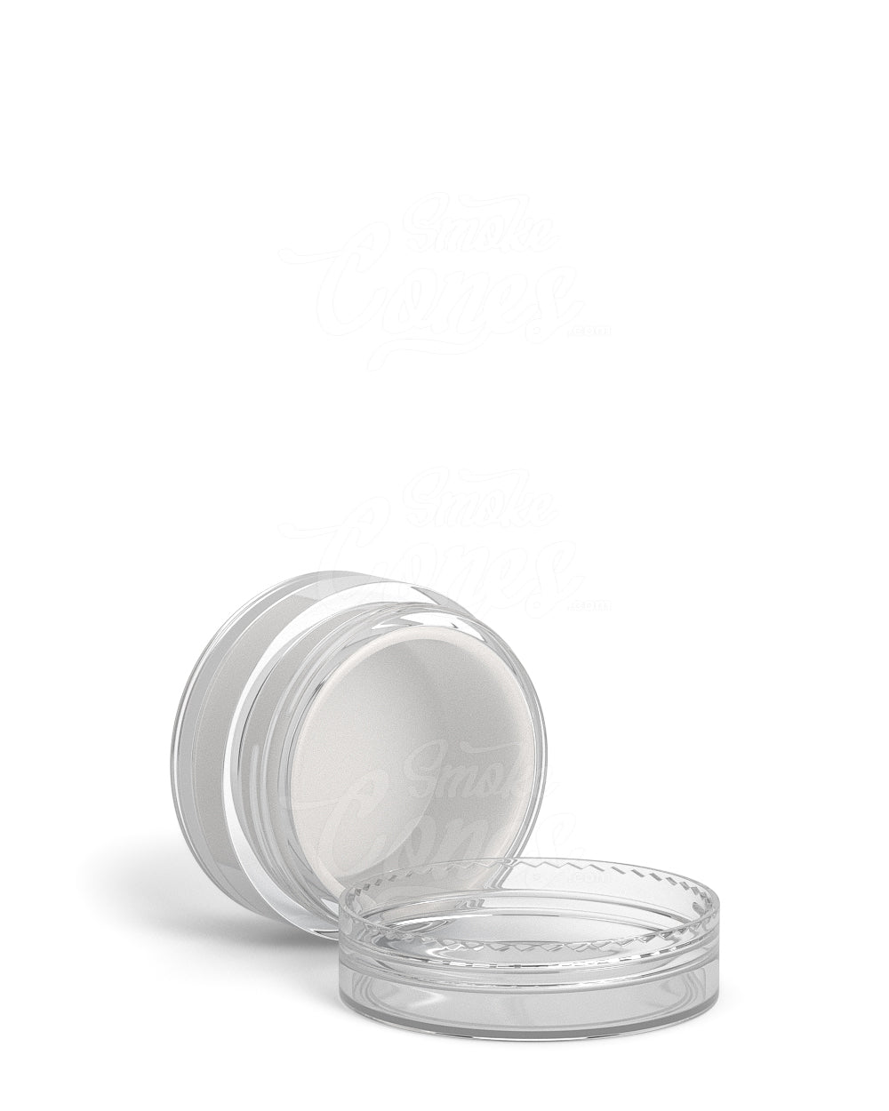 10ml Clear Plastic Concentrate Containers With Screw Top Cap and Silicone Insert 100/Box