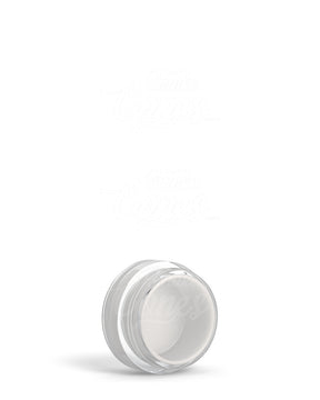 Clear 5ml Silicone Concentrate Jar With Screw Top Cap & White Insert 100/Box