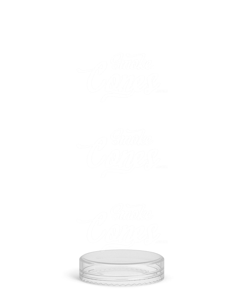 Clear 5ml Silicone Concentrate Jar With Screw Top Cap & White Insert 100/Box