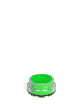 Clear 5ml Silicone Concentrate Jar With Screw Top Cap & Green Insert 100/Box - 3