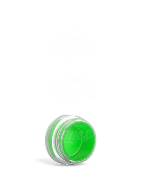 Clear 5ml Silicone Concentrate Jar With Screw Top Cap & Green Insert 100/Box - 4