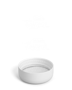 32mm Push and Turn Child Resistant Glossy Glass Concentrate Containers w/ Foam Liner Cap - White - 320/Box