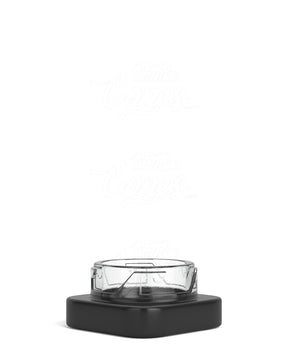 Qube 32mm Black 5ml Glass Concentrate Jar W/ Black Lid 250/Box - 2