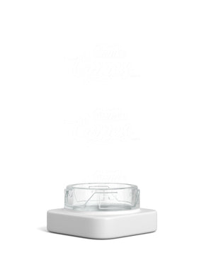 Qube 32mm White 5ml Glass Concentrate Jar W/ White Lid 250/Box - 2