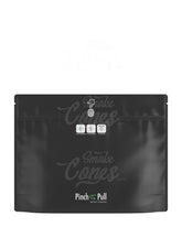 Matte-Black 12" x 9" Mylar Pinch N Pull Child Resistant & Tamper Evident Exit Bags (56 grams) 250/Box