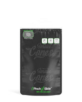 Matte - Black 4" x 6.5" Pinch N Slide Mylar Child Resistant ASTM Recyclable Bags (7 grams) 250/Box - 1