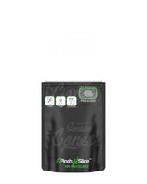 Matte - Black 3" x 5.5" Mylar Child Resistant ASTM Recyclable Bags (3.5 grams) 1000/Box - 1