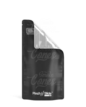 Matte-Black 5" x 8.8" Mylar Pinch N Slide 3.0 Child Resistant & Tamper Evident Vista Bags (14 grams) 250/Box