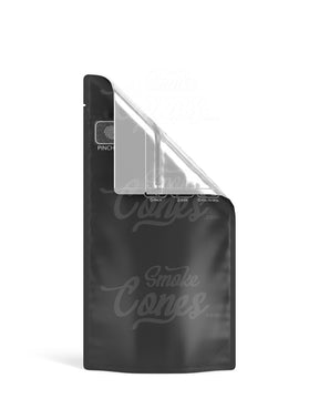 Matte-Black 4" x 7" Pinch N Slide 3.0 Mylar Child Resistant & Tamper Evident Vista Bags (7 grams) 250/Box