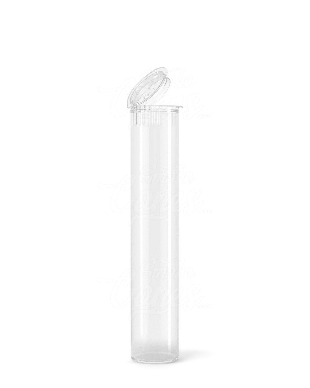 98mm Clear Child Resistant 100% Biodegradable Pop Top Plastic Pre-Roll Tubes 1000/Box