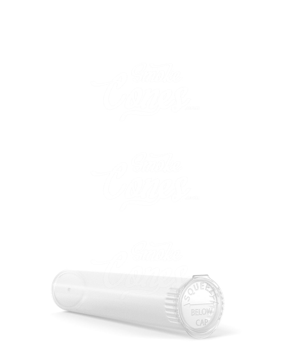 98mm Clear Child Resistant 100% Biodegradable Pop Top Plastic Pre-Roll Tubes 1000/Box