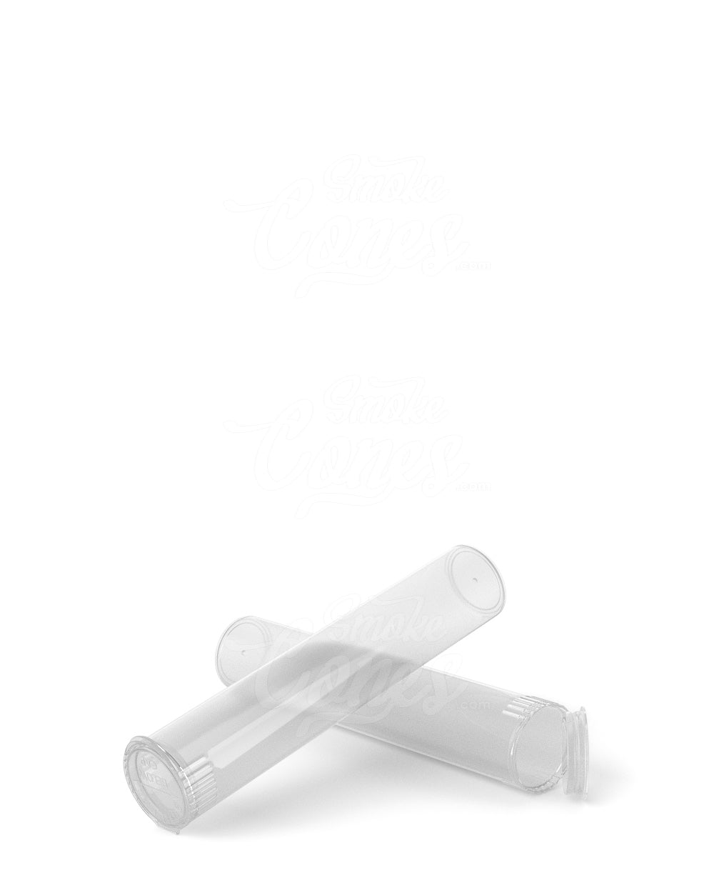 98mm Clear Child Resistant 100% Biodegradable Pop Top Plastic Pre-Roll Tubes 1000/Box