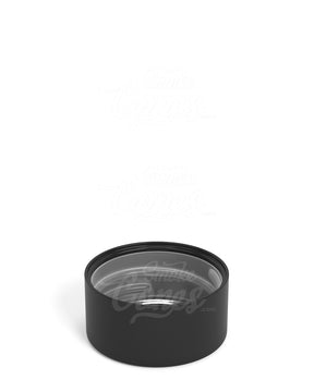 28mm Smooth Push and Turn Child Resistant Plastic Caps With Foil Liner - Glossy Black - 504/Box