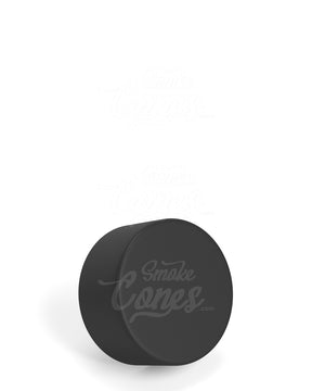 28mm Smooth Push and Turn Child Resistant Plastic Caps With Foil Liner - Black - 504/Box