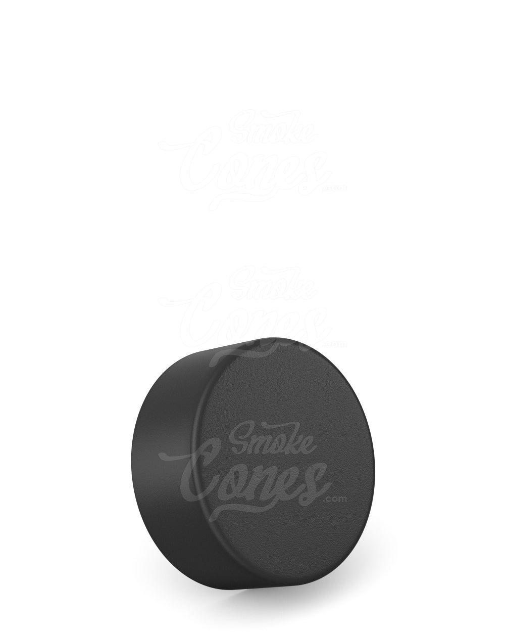 38mm Smooth Push and Turn Child Resistant Plastic Caps With Foil & Heat Liner - Black - 320/Box