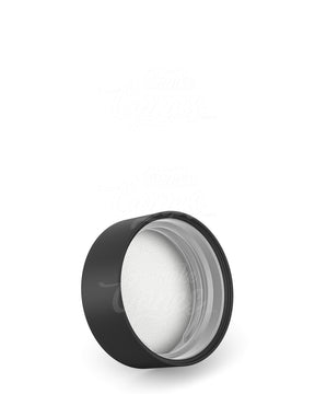 38mm Smooth Push and Turn Child Resistant Plastic Caps With Foil & Heat Liner - Black - 320/Box