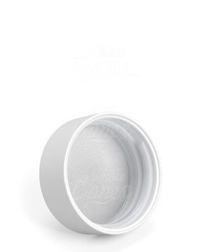 38mm Smooth Push and Turn Child Resistant Plastic Caps With Foil & Heat Liner - White - 320/Box