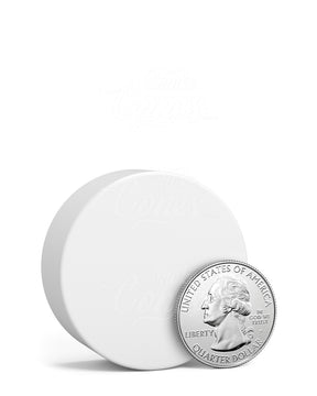 38mm Smooth Push and Turn Child Resistant Plastic Caps With Foil & Heat Liner - White - 320/Box