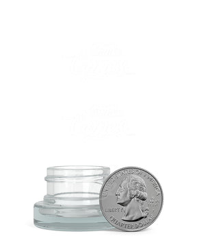 28mm Clear 5ml Glass Concentrate Jar 504/Box - 5