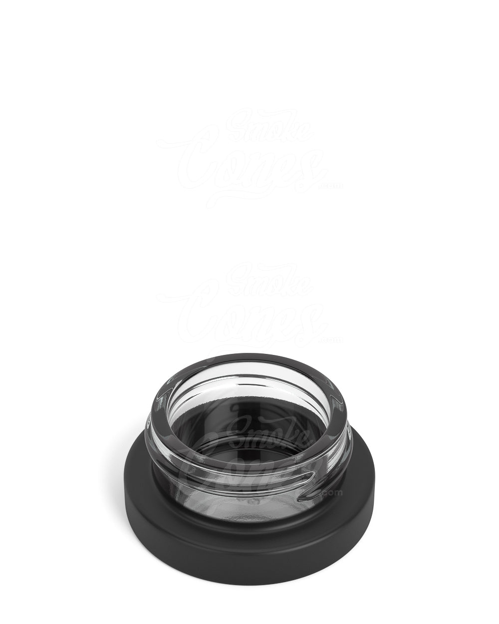 38mm Matte Black 9ml Glass Concentrate Jar 320/Box