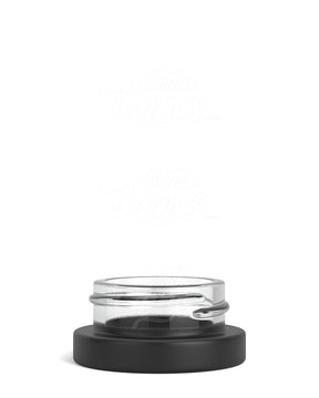 38mm Matte Black 9ml Glass Concentrate Jar 320/Box