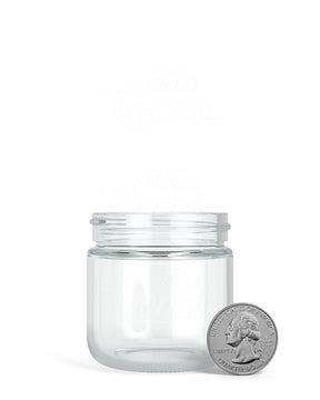 53mm Rounded Base Clear 2oz Glass Jar 32/Box - 5