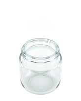 53mm Rounded Base Clear 3oz Glass Jar 32/Box - 1