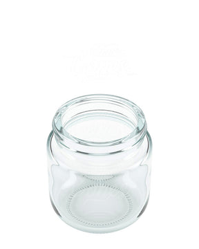 53mm Rounded Base Clear 3oz Glass Jar 32/Box - 1