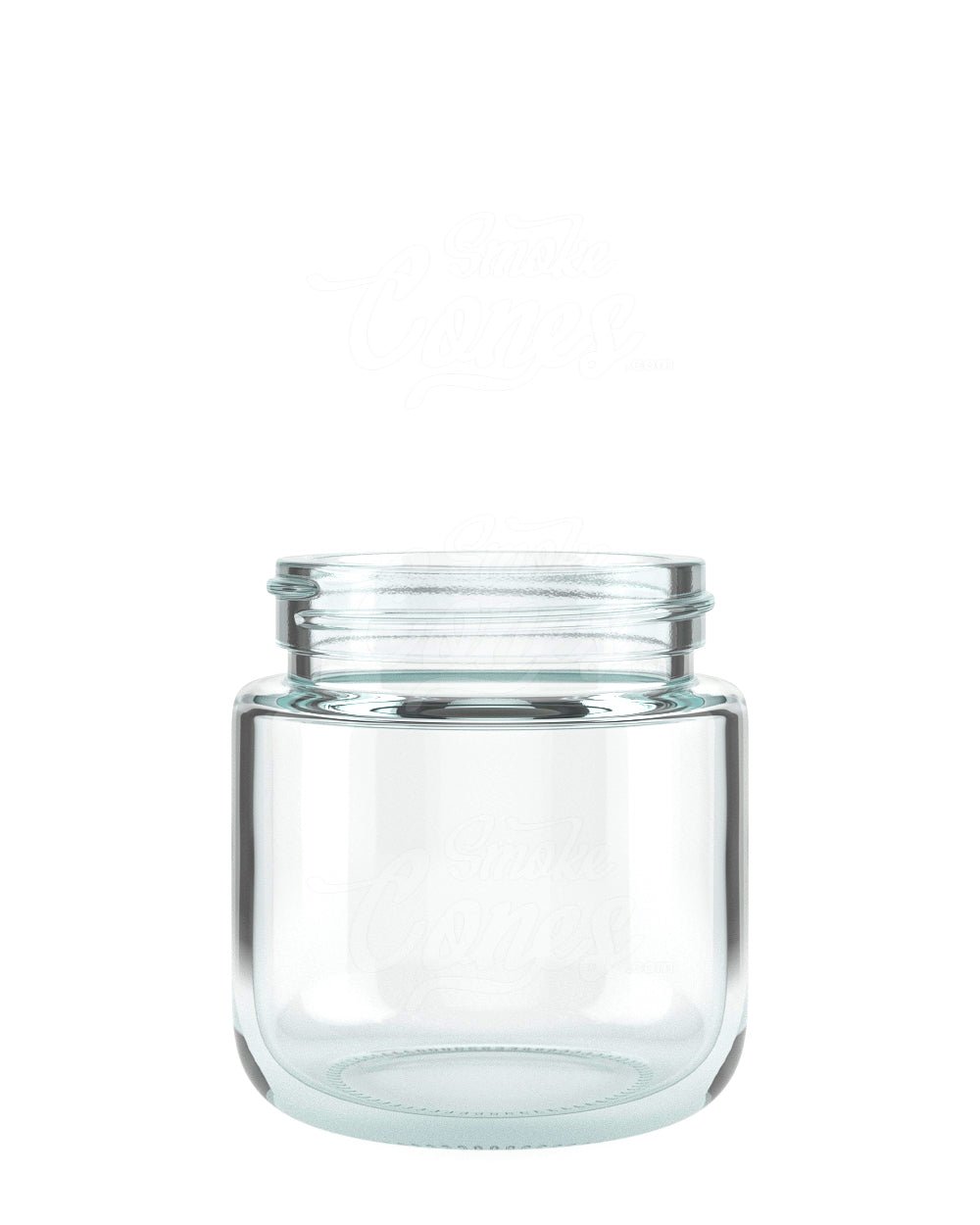 53mm Rounded Base Clear 3oz Glass Jar 32/Box - 2