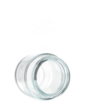 53mm Rounded Base Clear 3oz Glass Jar 32/Box - 3