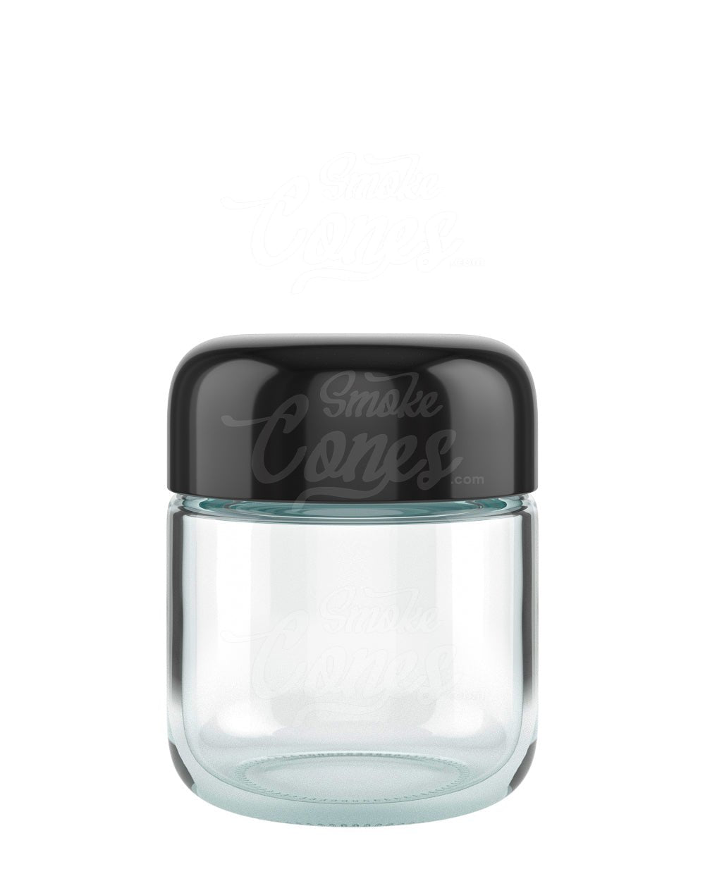 53mm Rounded Base Clear 3oz Glass Jar 32/Box - 5