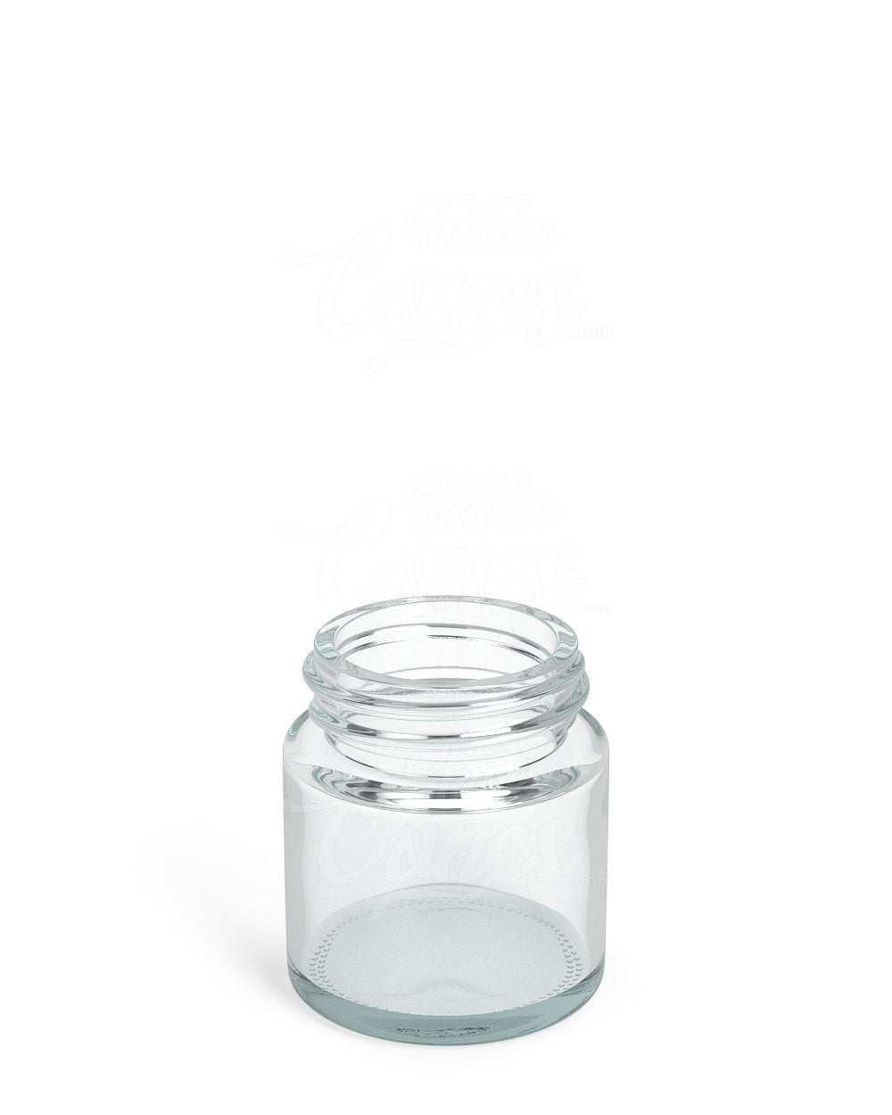 1oz Straight Sided Clear Glass Jars 256/Box - 1