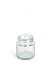 1oz Straight Sided Clear Glass Jars 256/Box - 1