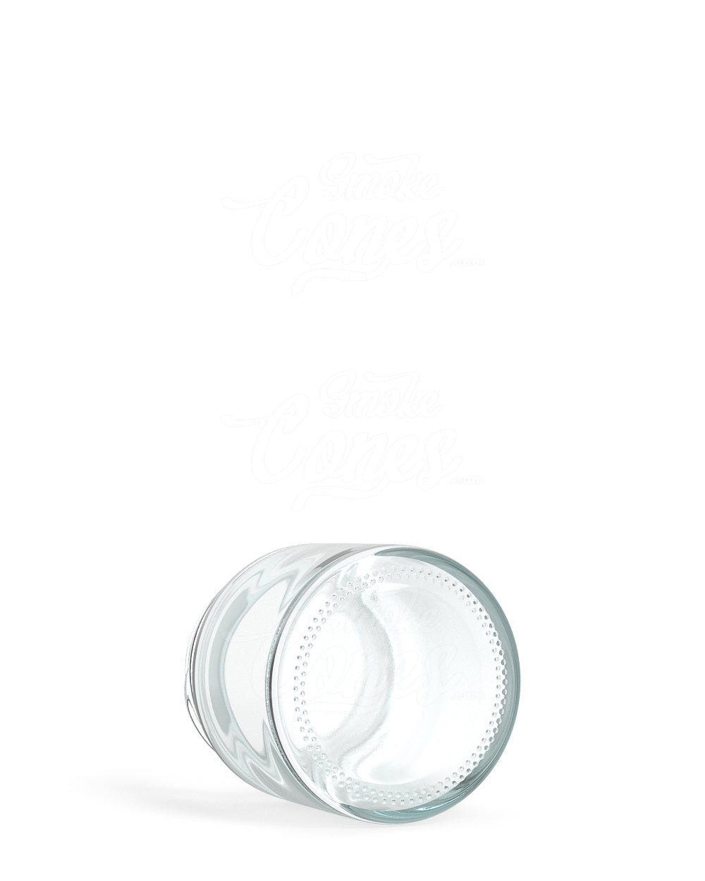 1oz Straight Sided Clear Glass Jars 256/Box - 4