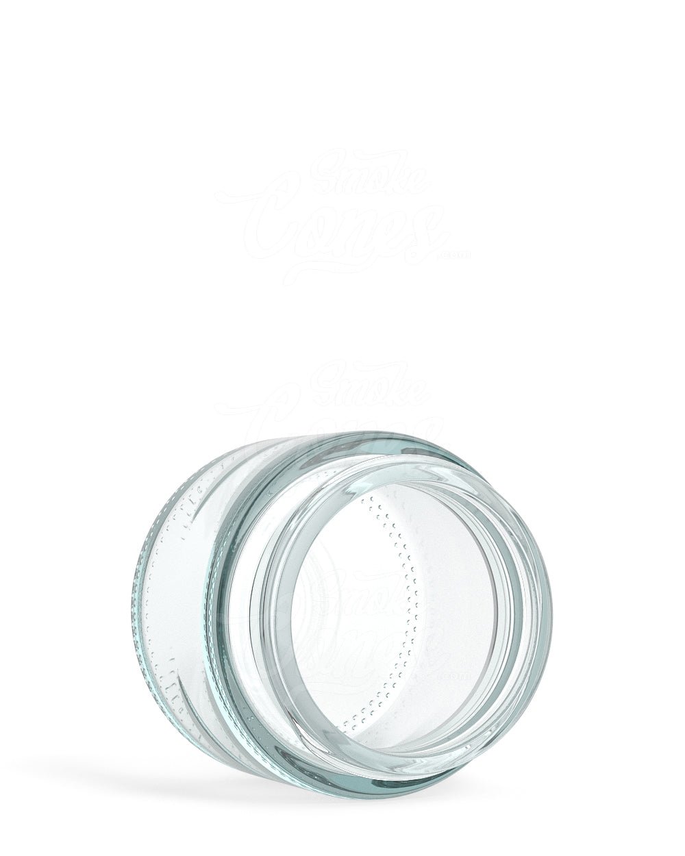 53mm Straight Sided Clear 2.5oz Glass Jar 32/Box - 3