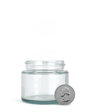 53mm Straight Sided Clear 2.5oz Glass Jar 32/Box - 5