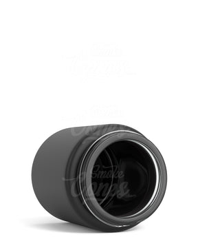 5oz Straight Sided 53mm Matte Black Glass Jars 32/Box