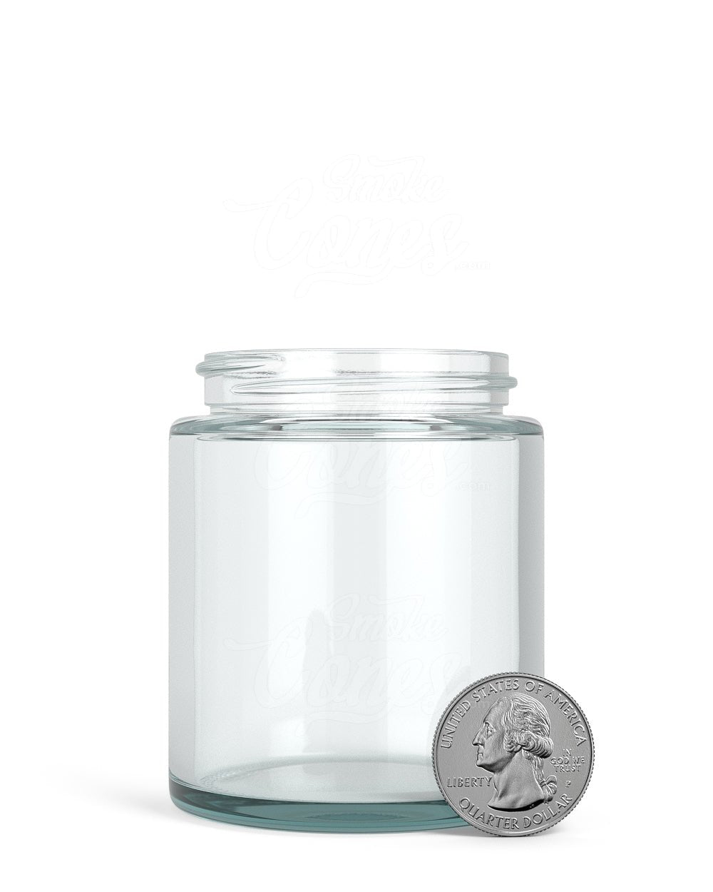 5oz Straight Sided 53mm Clear Glass Jars 32/Box - 5