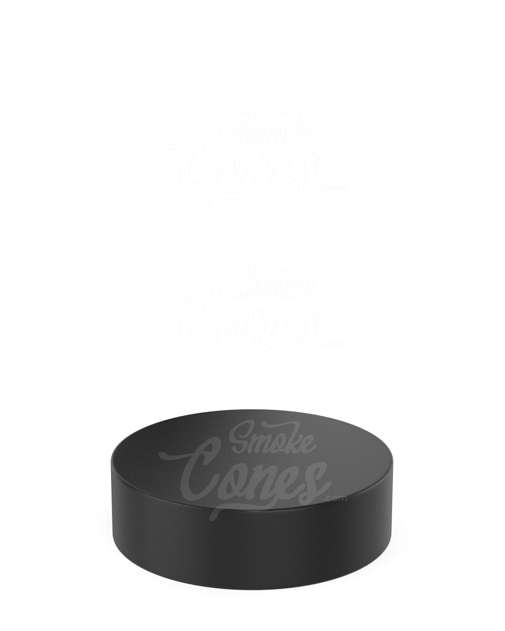 53mm Push and Turn Child Resistant Plastic Caps With Foam & Heat Liner - Matte Black - 120/Box