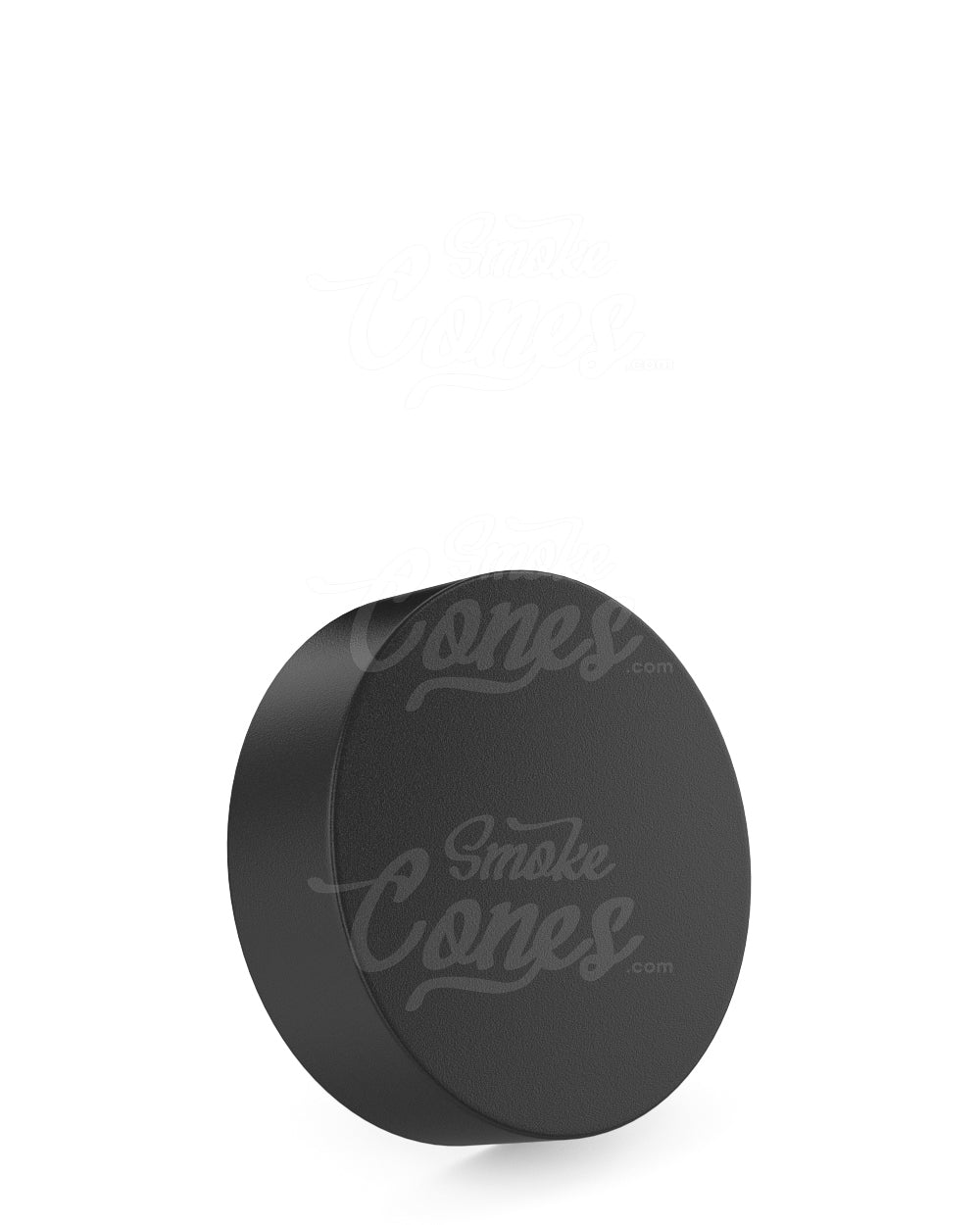 53mm Push and Turn Child Resistant Plastic Caps With Foam & Heat Liner - Matte Black - 120/Box