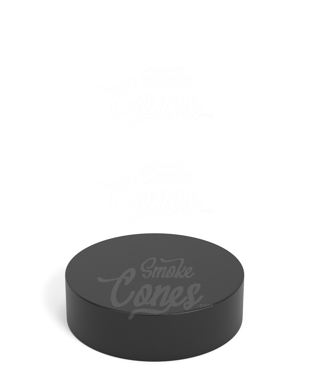 53mm Push and Turn Child Resistant Plastic Caps With Foam Liner - Matte Black - 120/Box