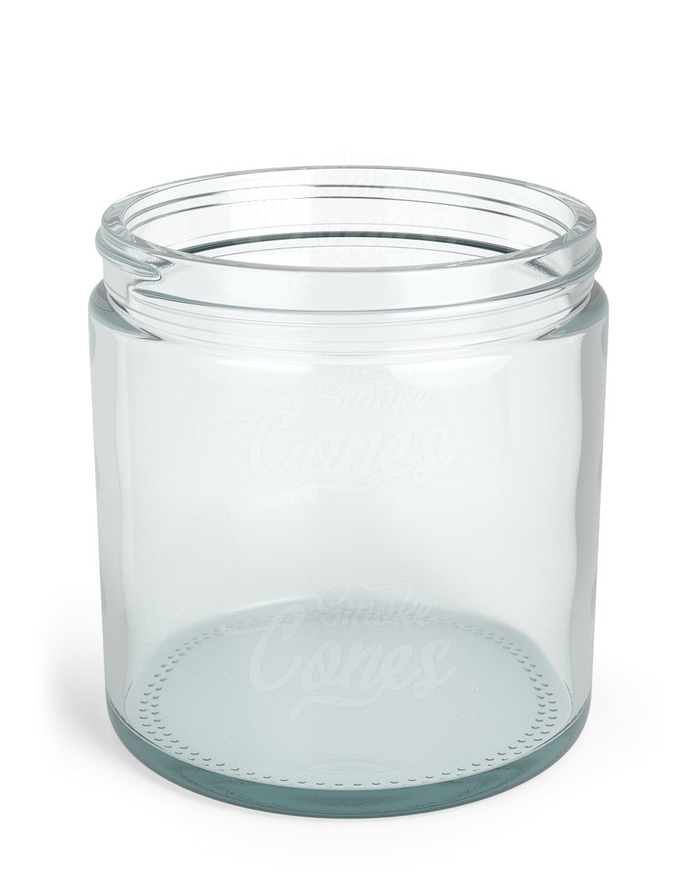 16oz Straight Sided Clear Glass Jars 12/Box - 1