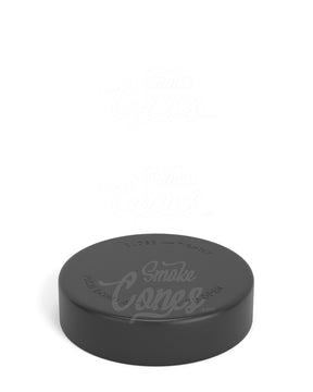 57mm Smooth Push and Turn Child Resistant Plastic Caps With Foam Liner - Semi Gloss Black - 72/Box