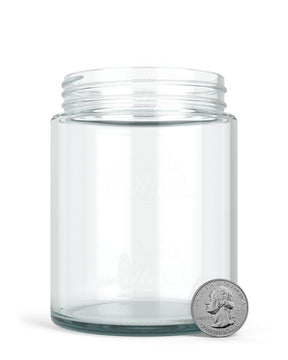 18oz Straight Sided Clear Glass Jars 48/Box - 5