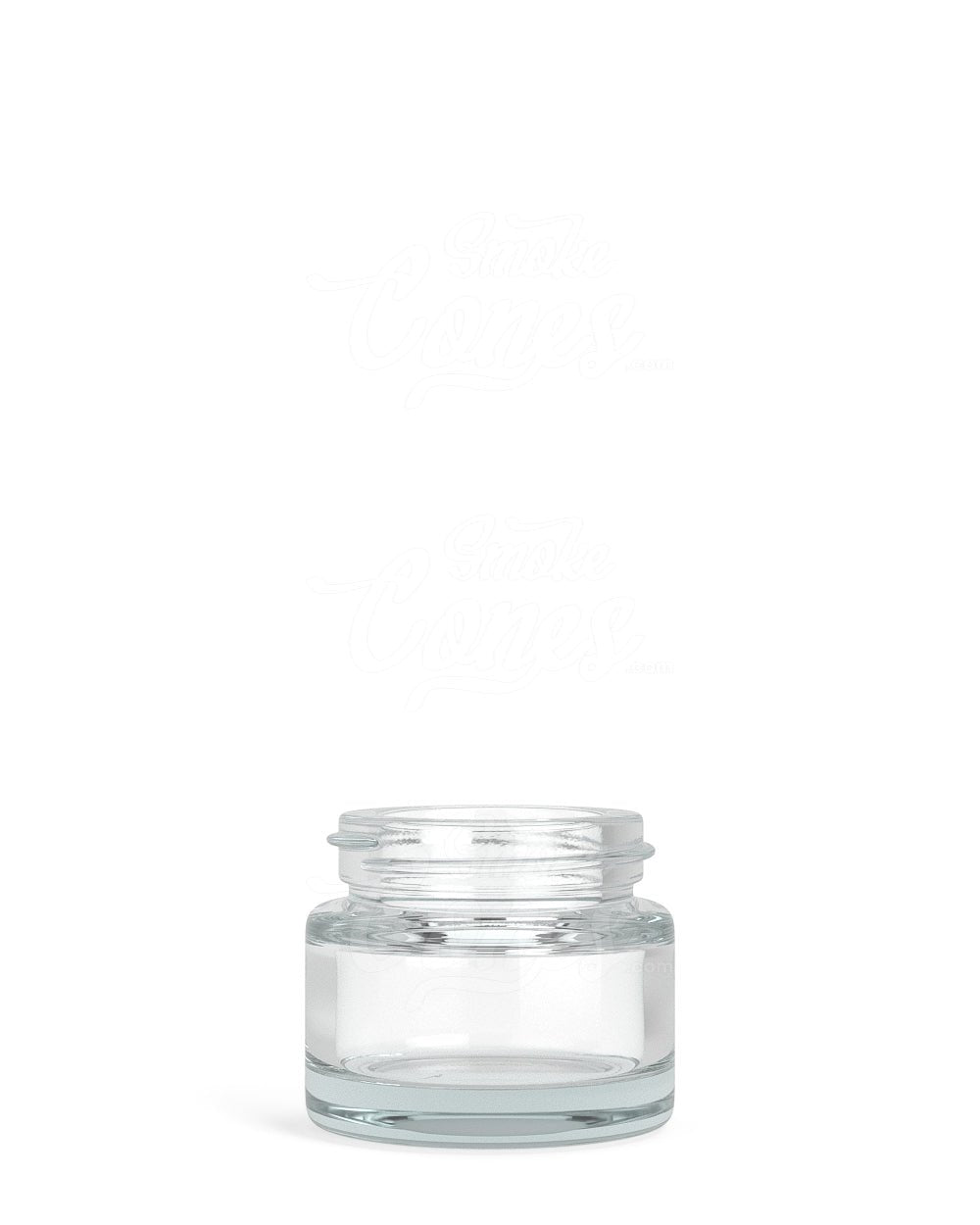 28mm Clear 5ml Glass Concentrate Jar 250/Box - 2