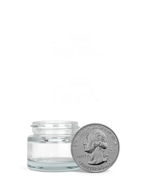 28mm Clear 5ml Glass Concentrate Jar 250/Box - 5