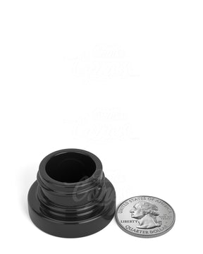 28mm Black 5ml Glass Concentrate Jar 504/Box